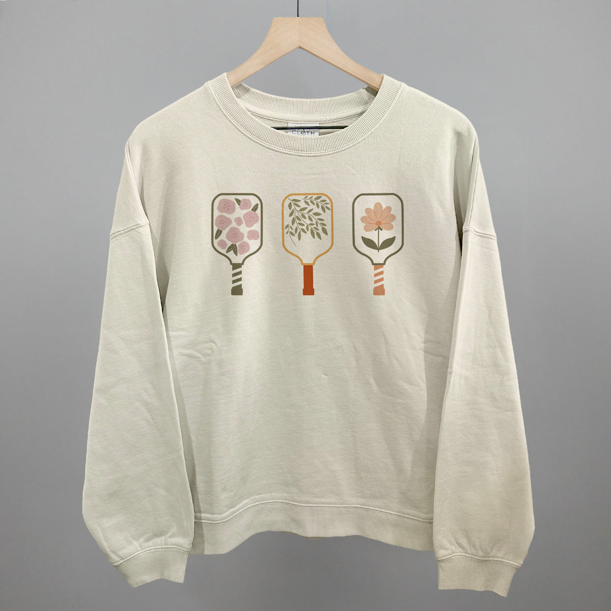 Floral Pickleball Paddles Graphic Tees & Sweatshirts - product detail 9