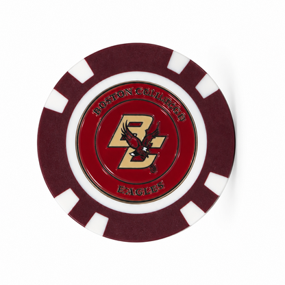 Boston College Eagles poker chip red side