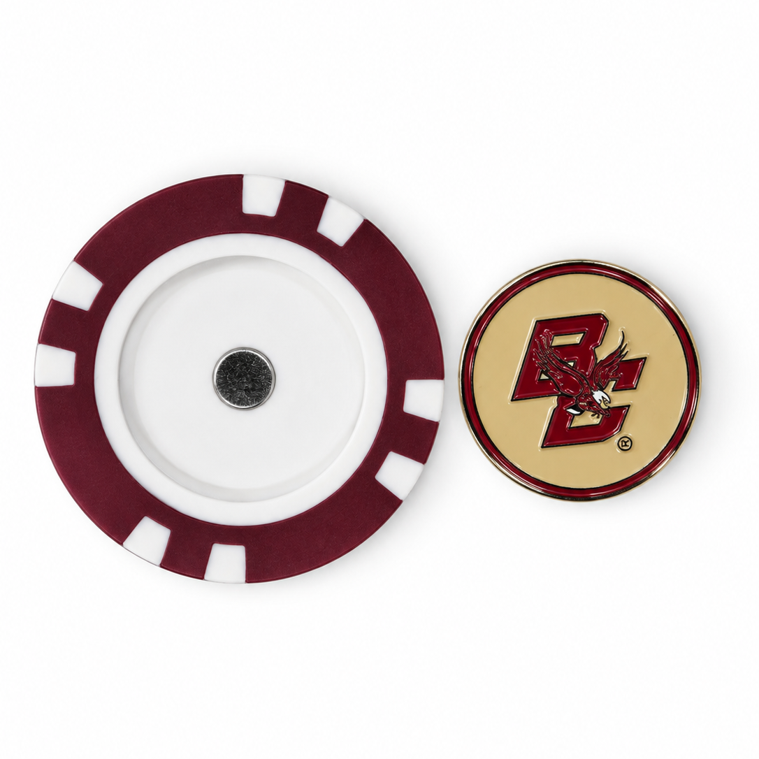 Boston College Eagles chip and removable ball marker