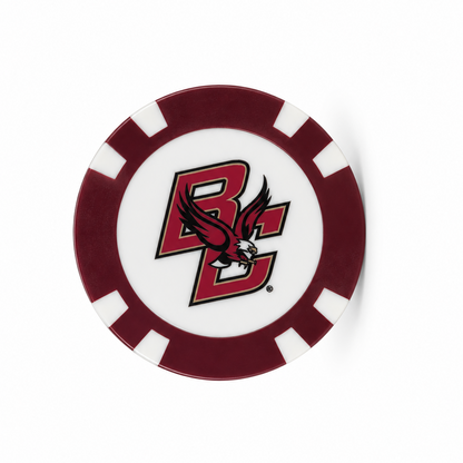 Boston College Eagles poker chip eagle logo