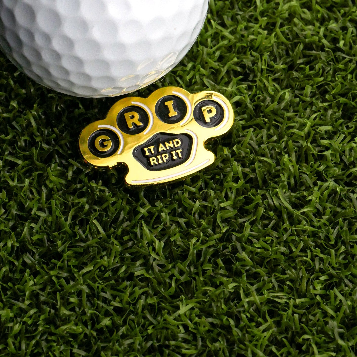 Brass Knucles Ball Marker