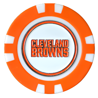 Officially Licensed Cleveland Browns Poker Chip Ball Marker