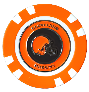 Officially Licensed Cleveland Browns Poker Chip Ball Marker