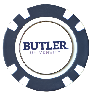 Officially Licensed Butler Bulldogs Poker Chip Ball Marker