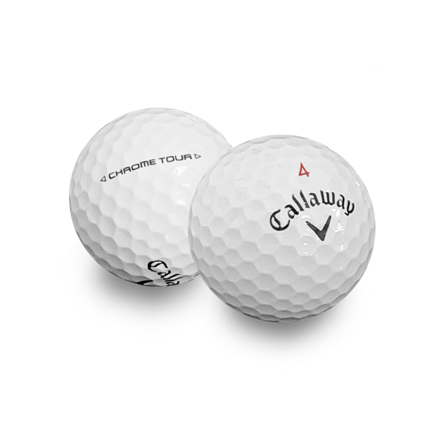 Used Callaway Chrome Tour Golf Balls - 1 Dozen