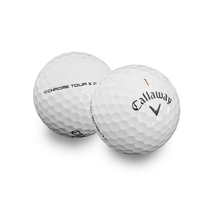 Used Callaway Chrome Tour X Golf Balls - 1 Dozen