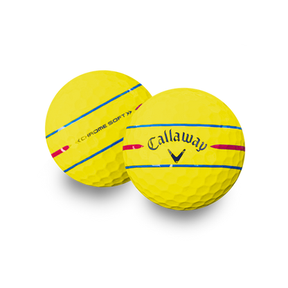 Used Callaway Chrome Soft 360 Triple Track Golf Balls - 1 Dozen