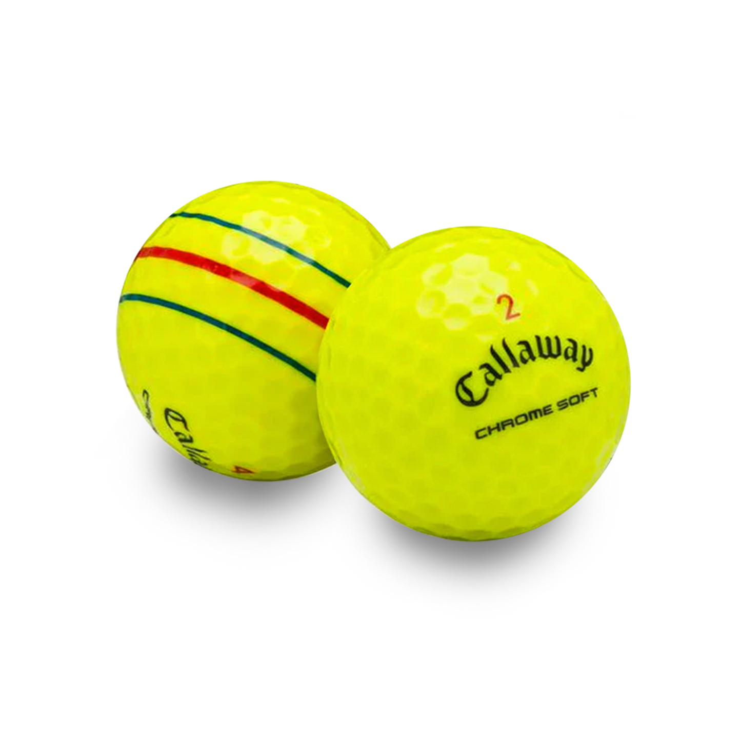 Used Callaway Triple Track Mix Yellow - 1 Dozen
