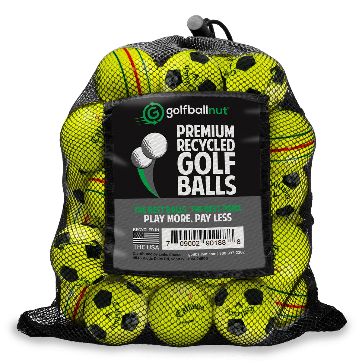 Used Yellow Callaway Graphic Golf Balls - 48 Pack - product detail 6