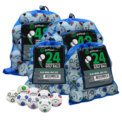 Used Callaway Chrome Soft Truvis Mix Golf Balls
