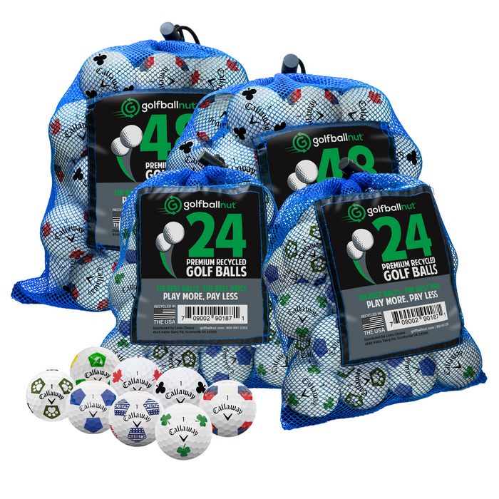 Used Callaway Chrome Soft Truvis Mix Golf Balls