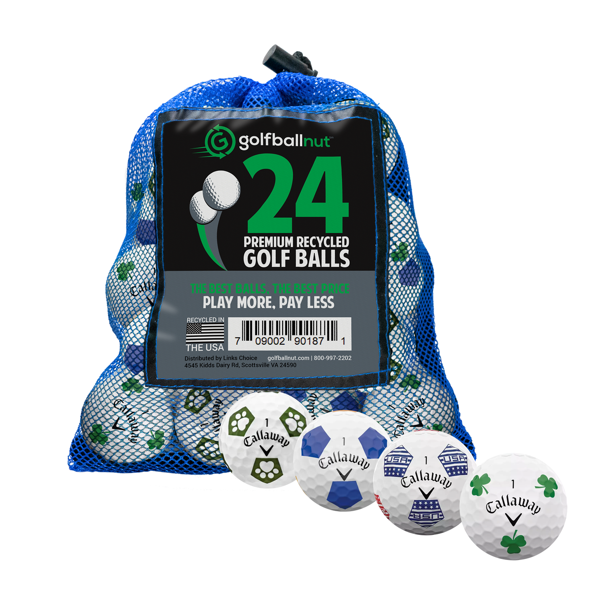Used Callaway Chrome Soft Truvis Mix Golf Balls - product detail 2