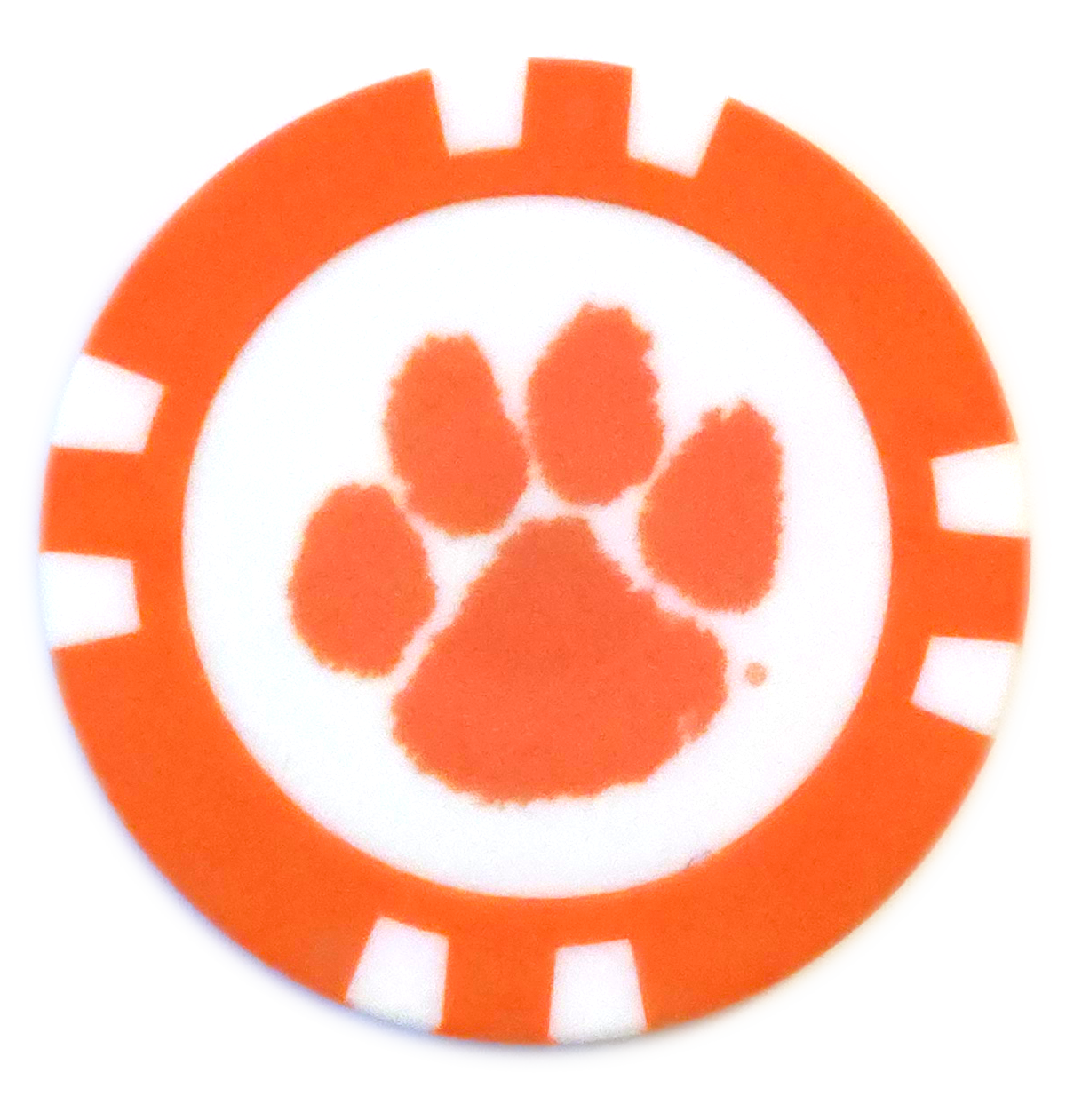 Officially Licensed Clemson Tigers Poker Chip Ball Marker