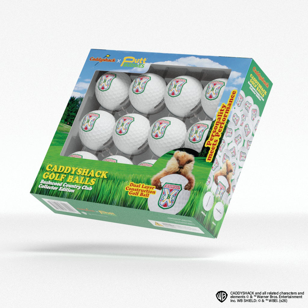 Caddyshack Bushwood Country Club Golf Balls - 12 Pack