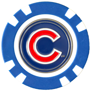 Officially Licensed Chicago Cubs Poker Chip Ball Marker