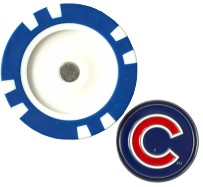 Officially Licensed Chicago Cubs Poker Chip Ball Marker