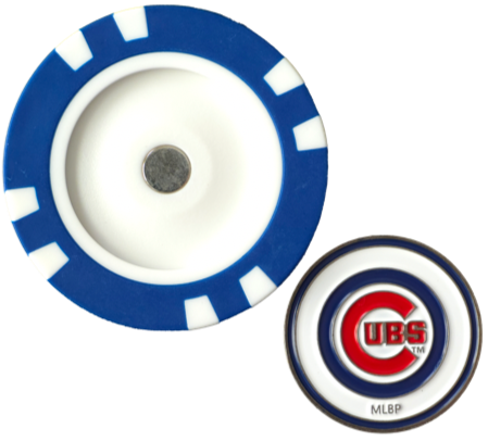 Officially Licensed Chicago Cubs Poker Chip Ball Marker