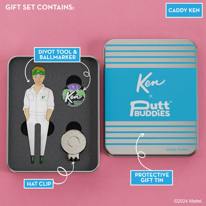 'Caddy Ken' Divot Tool and Golf Ball Marker Set