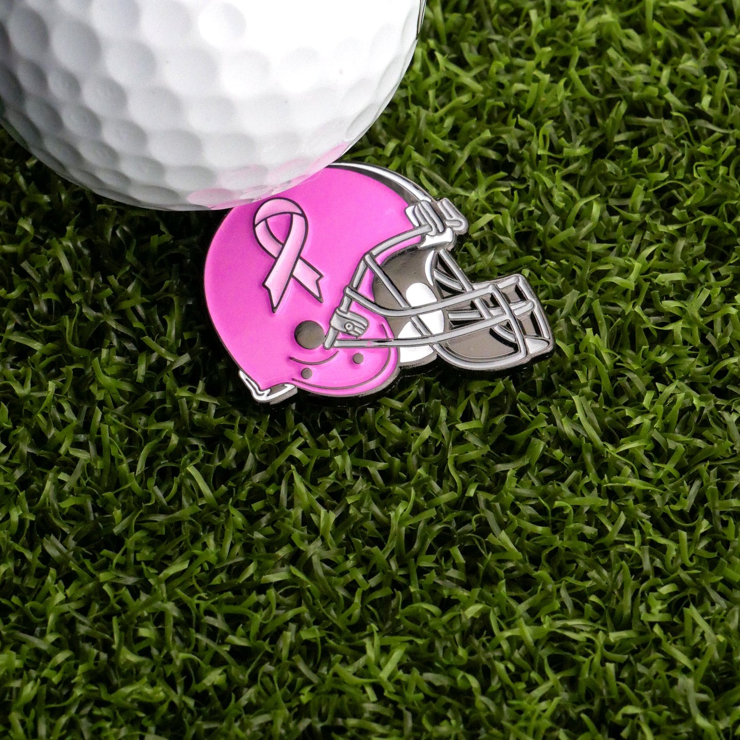 My Cleat, My Cause - Breast Cancer Ball Marker