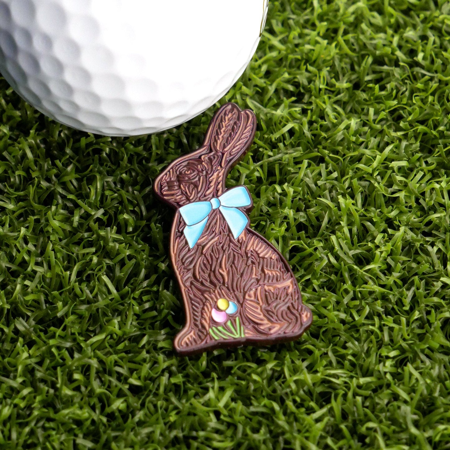 Chocolate Bunny Ball Marker
