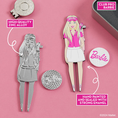 Club Pro Barbie with Barbie Golf Ball Marker