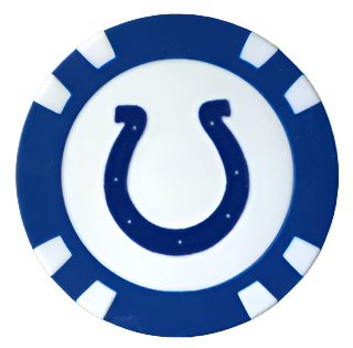 Officially Licensed Indianapolis Colts Poker Chip Ball Marker