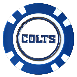 Officially Licensed Indianapolis Colts Poker Chip Ball Marker