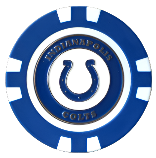 Officially Licensed Indianapolis Colts Poker Chip Ball Marker