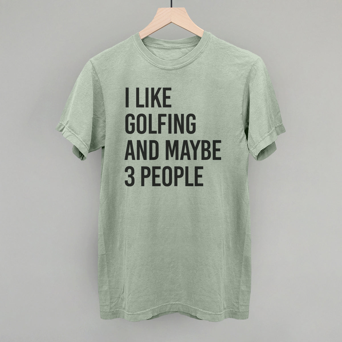 I Like Golfing and Maybe 3 People Graphic Apparel - product detail 3