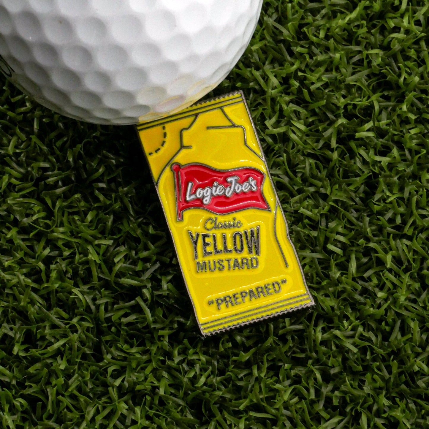 Yellow Mustard Sauce Packet Ball Marker