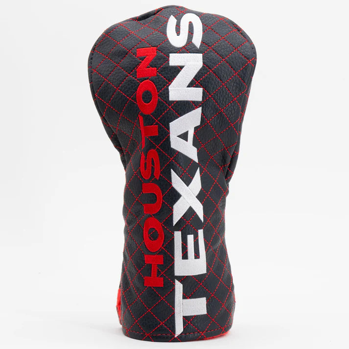 Team Golf Houston Texans Quilted Headcovers – Battle Red Collection