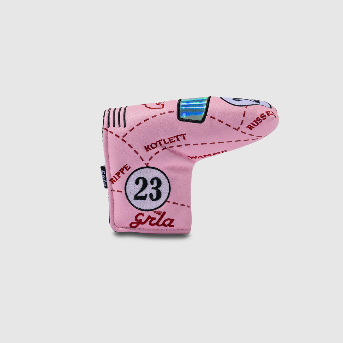 Pink Pig Race Livery Putter Headcover - product detail 5
