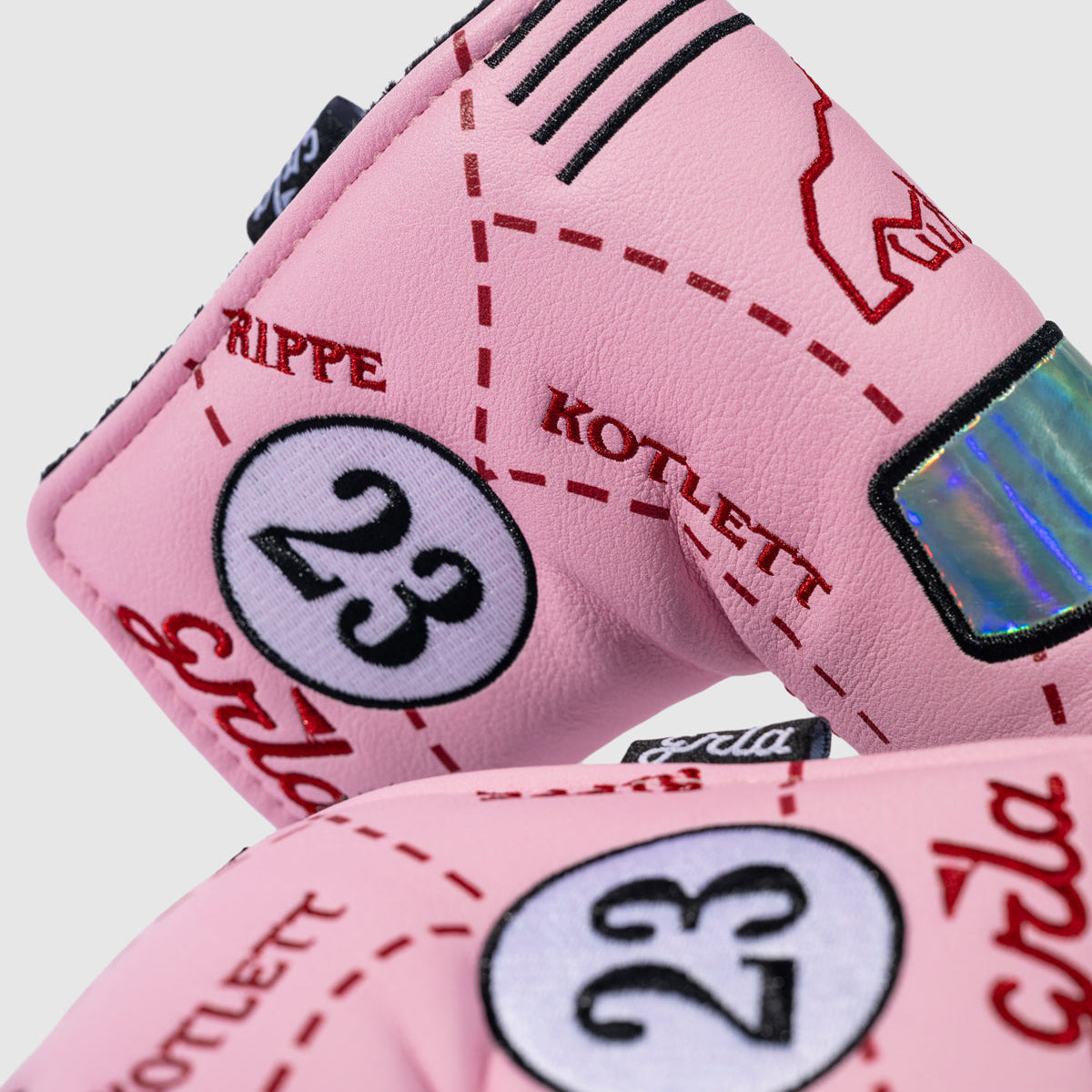 Pink Pig Race Livery Putter Headcover - product detail 7