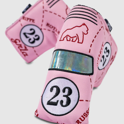 Pink Pig Race Livery Putter Headcover - product detail 3