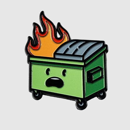 Dumpster Fire Golf Ball Marker