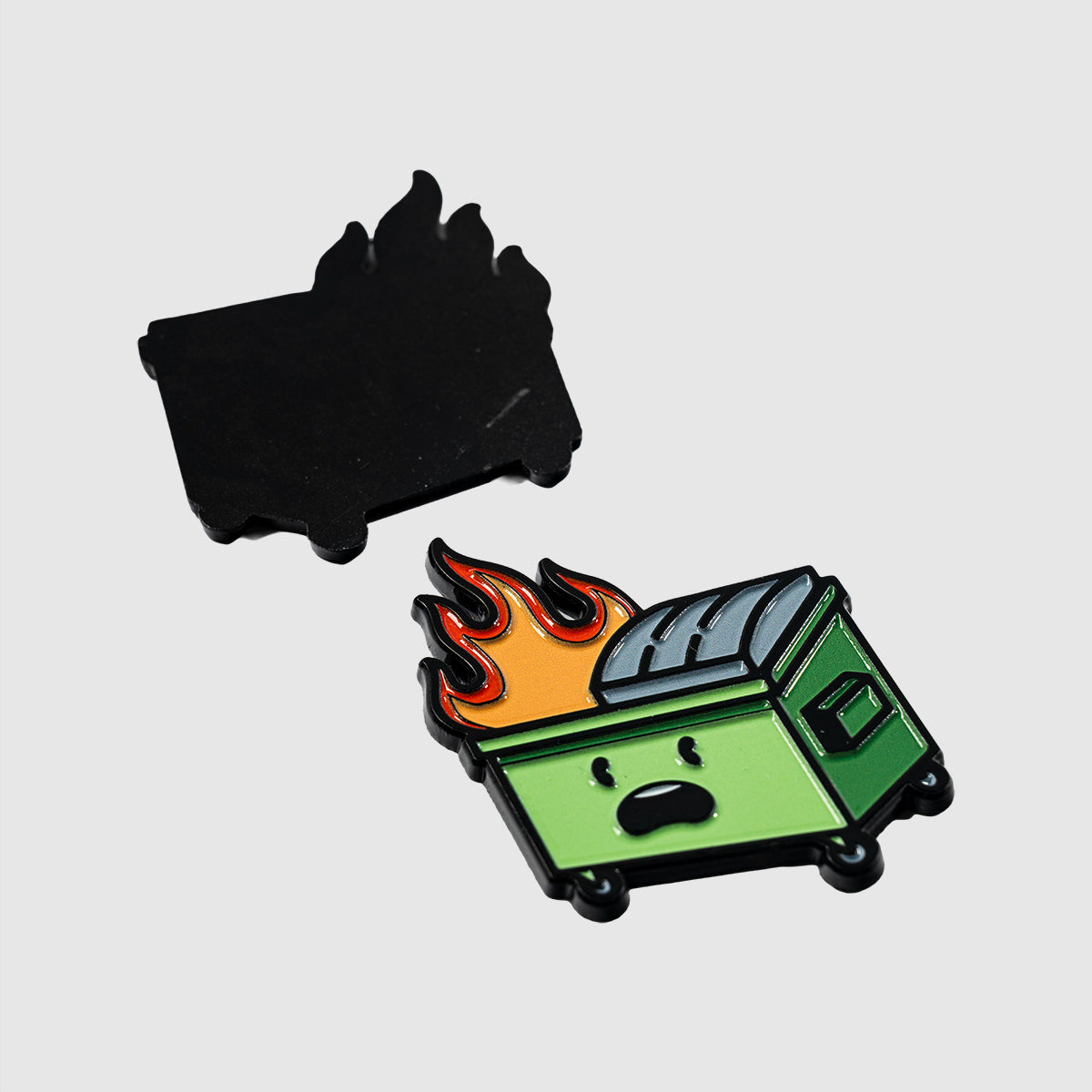 Dumpster Fire Golf Ball Marker - product detail 2