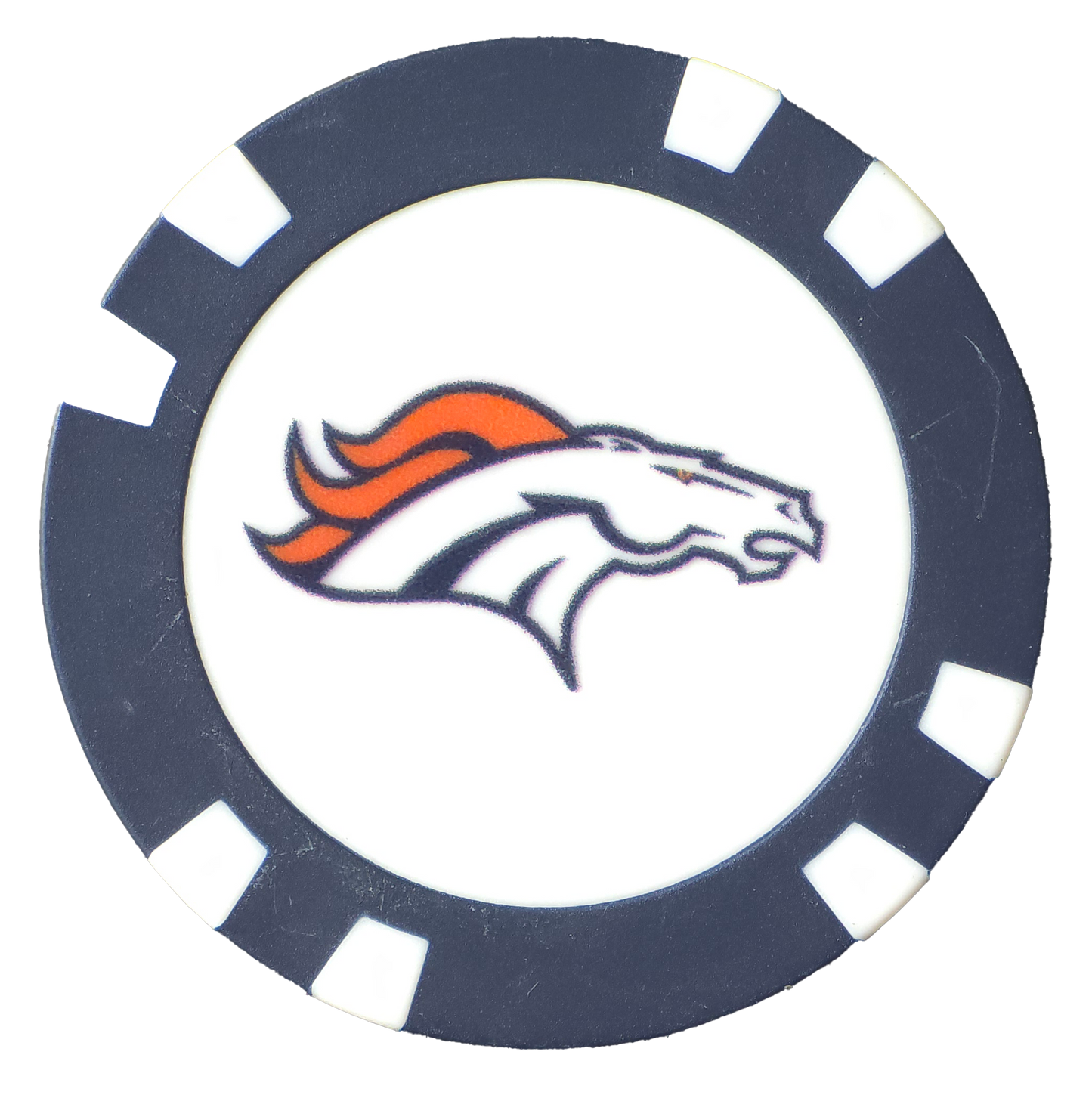 Officially Licensed Denver Broncos Poker Chip Ball Marker