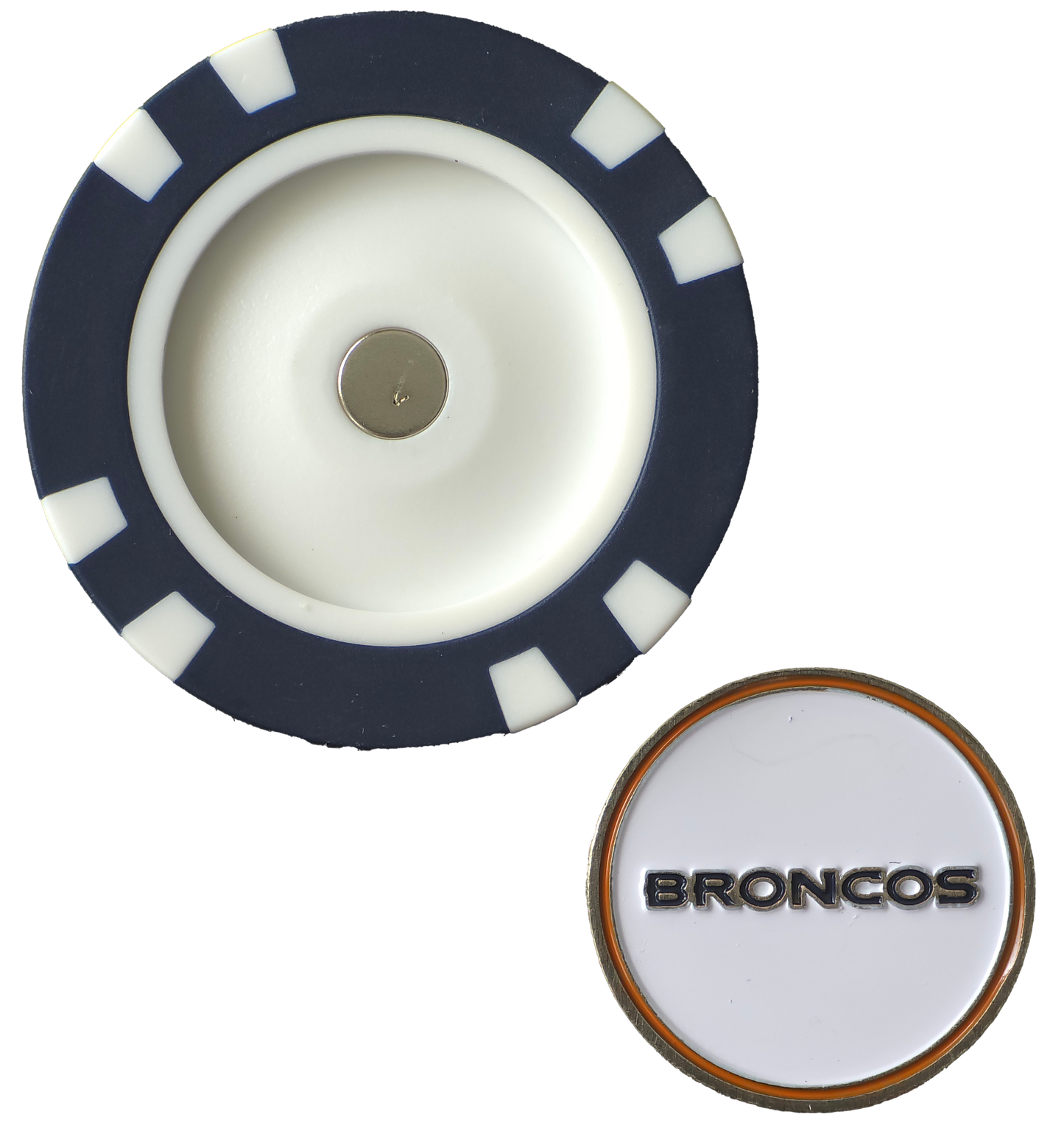 Officially Licensed Denver Broncos Poker Chip Ball Marker