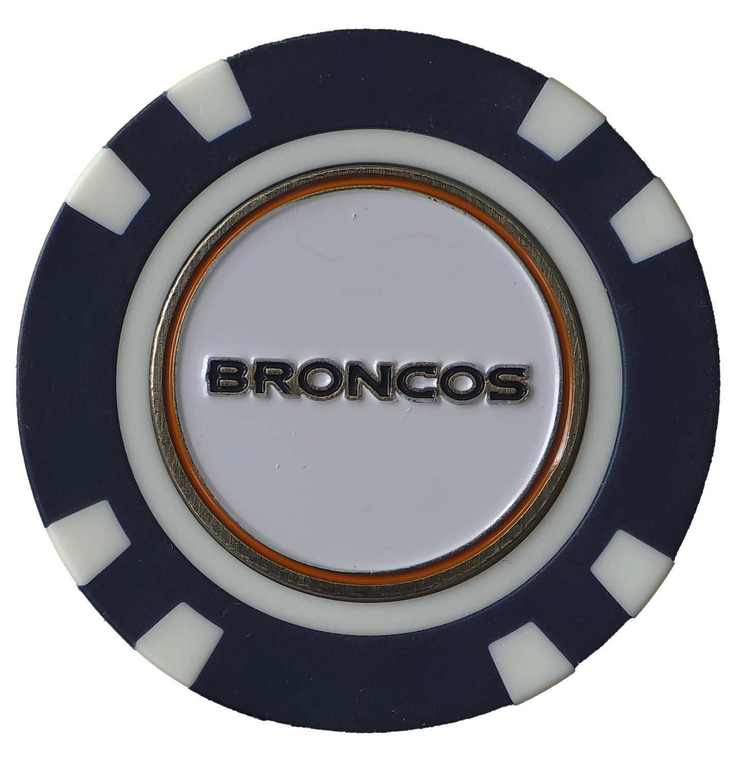 Officially Licensed Denver Broncos Poker Chip Ball Marker