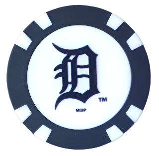 Officially Licensed Detroit Tigers Poker Chip Ball Marker