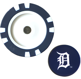 Officially Licensed Detroit Tigers Poker Chip Ball Marker