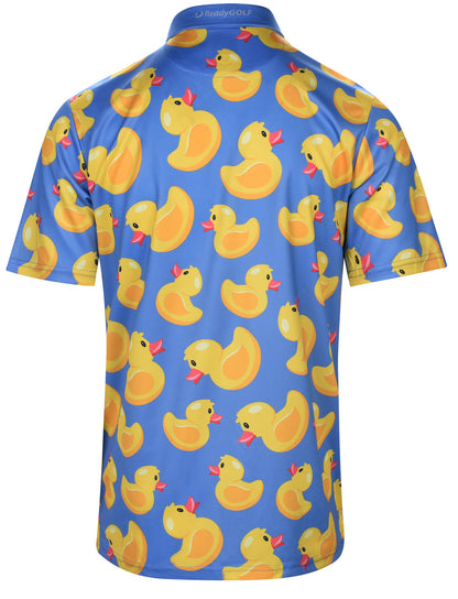 Duck Hook Mens Golf Polo Shirt by ReadyGOLF