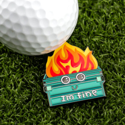 Dumpster Fire Ball Marker
