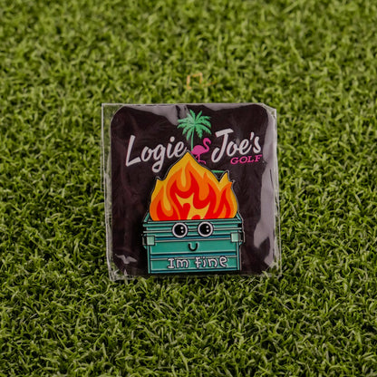 Dumpster Fire Ball Marker