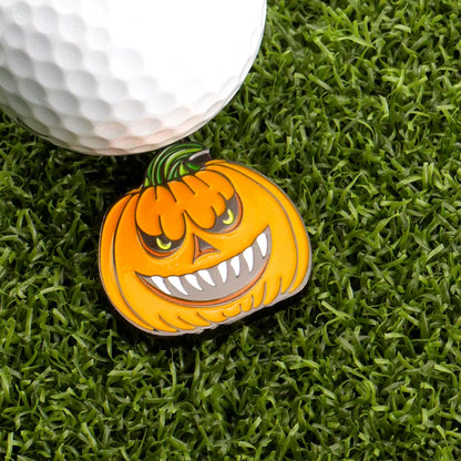 Evil Jack-O-Lantern Ball Marker