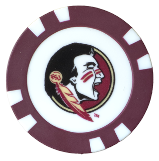 Officially Licensed Florida State Seminoles Poker Chip Ball Marker