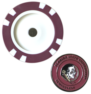 Officially Licensed Florida State Seminoles Poker Chip Ball Marker