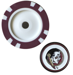 Officially Licensed Florida State Seminoles Poker Chip Ball Marker