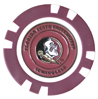 Officially Licensed Florida State Seminoles Poker Chip Ball Marker