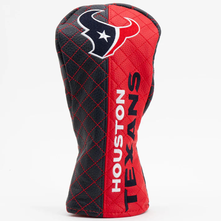 Team Golf Houston Texans Quilted Headcovers – Battle Red Collection